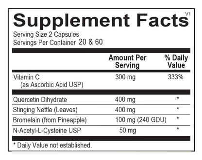 Dr. M's supplements: Breathe Easy