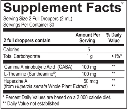 Dr. M's supplements: Calm and Focus 60ml