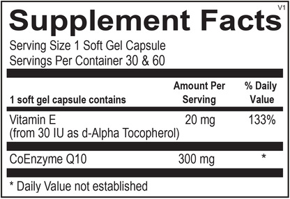 Dr. M's supplements: Conqueror's COQ-10 300MG