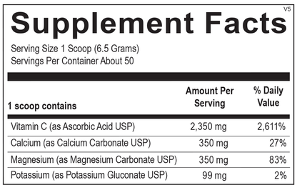 Dr. M's supplements: Vitamin C Powder