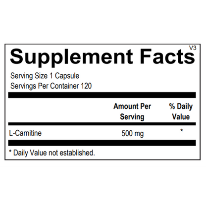 Dr. M's supplements: L-Carnitine