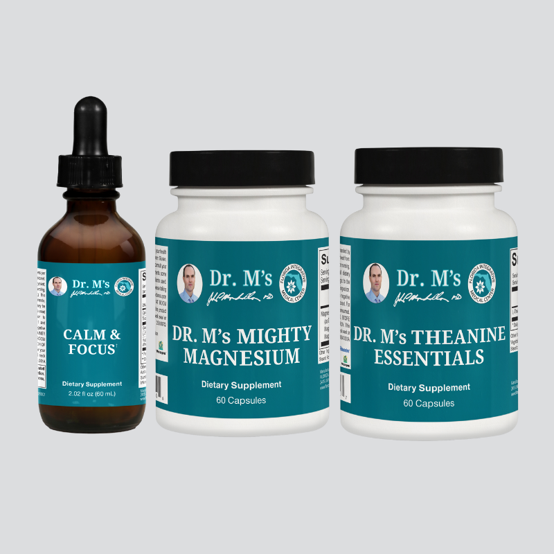 Dr. M's supplements: Relax & Focus Bundle