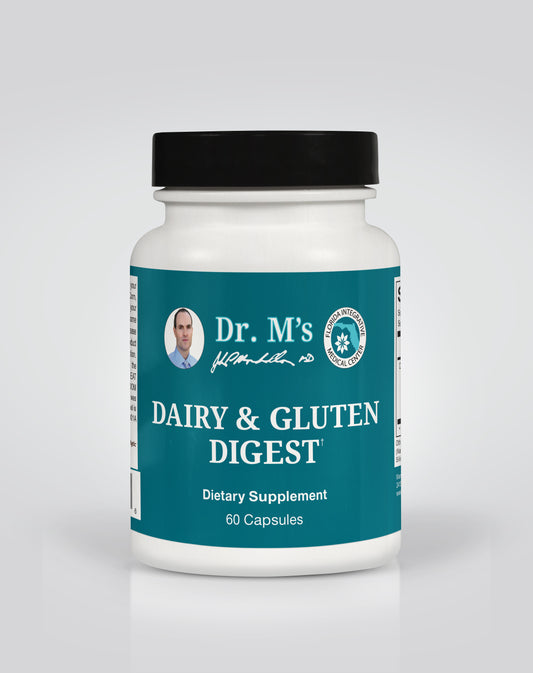 Dr. M's supplements: Dairy and Gluten Digest